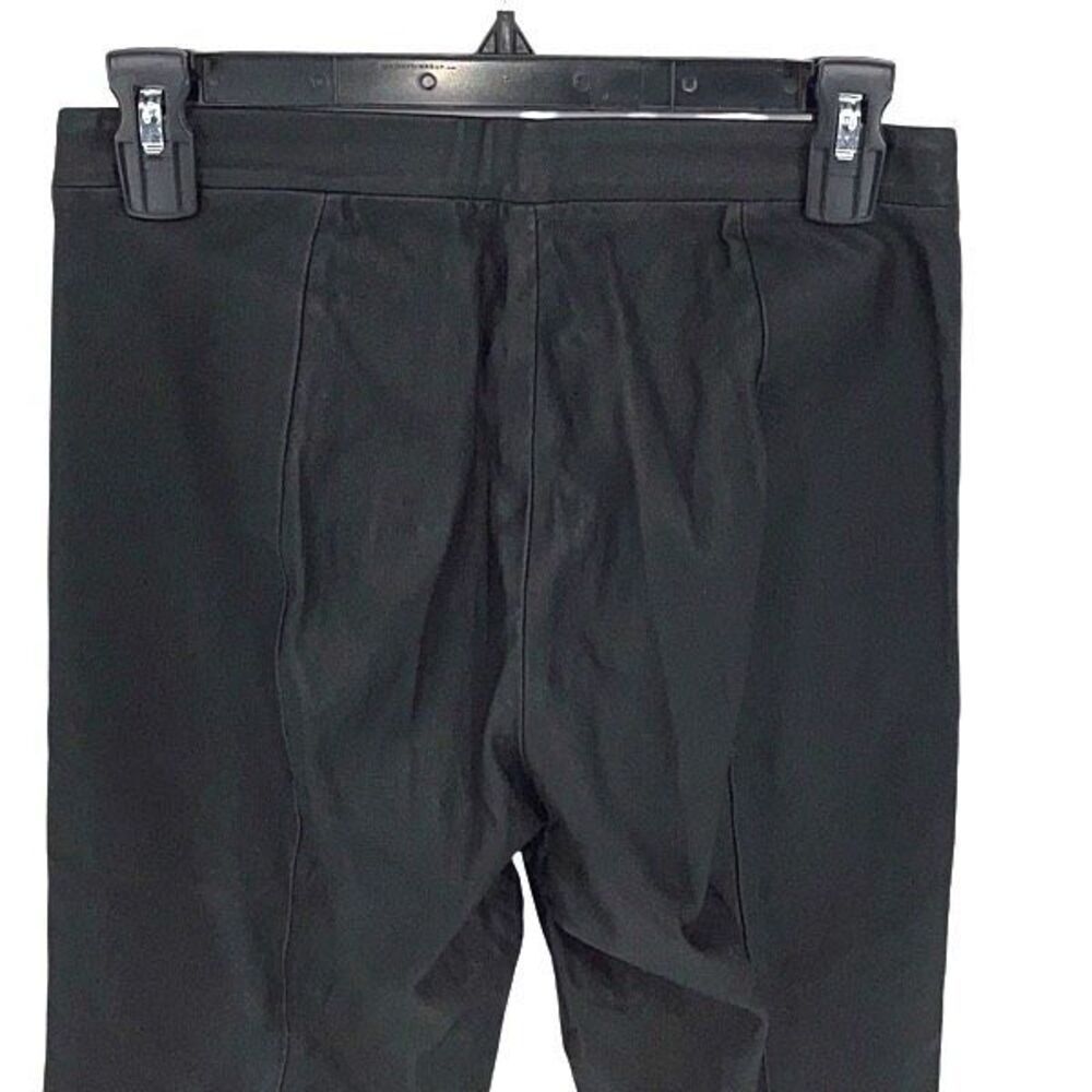 Vince Pull On Leather Ankle Leggings Black Size Small - Picture 4 of 13